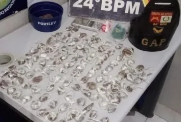 Polícia apreende 123 porções de drogas em residência de Cuiabá