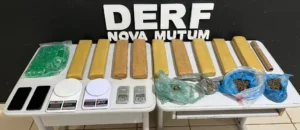 Polícia apreende maconha em Nova Mutum e prende dois suspeitos em flagrante