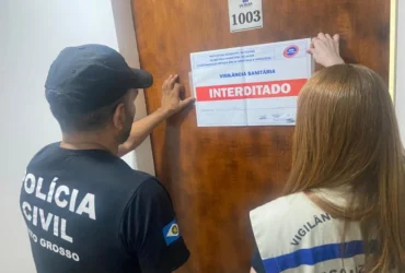 Polícia interdita clínica de estética e empresa de ambulância em Cuiabá após irregularidades