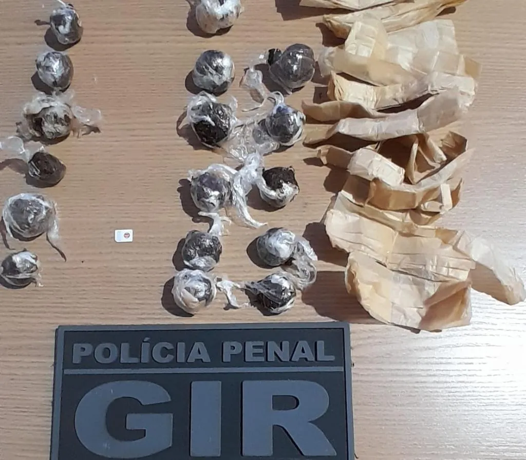 Policiais realizam nova apreensão de drogas em penitenciária de Mato Grosso