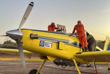 Prefeitura de Barra do Garcas mobiliza duas aeronaves no combate as queimadas no Parque Estadual da Serra Azul -CenárioMT