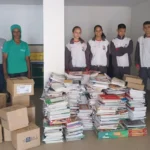Projeto em escola estadual de Mato Grosso transforma livros usados em consciência ambiental
