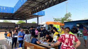 Rondonópolis leva serviços de saúde e bem-estar para caminhoneiros