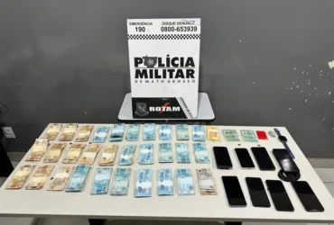 Rotam prende faccionada e recupera carro e dinheiro roubados em Várzea Grande