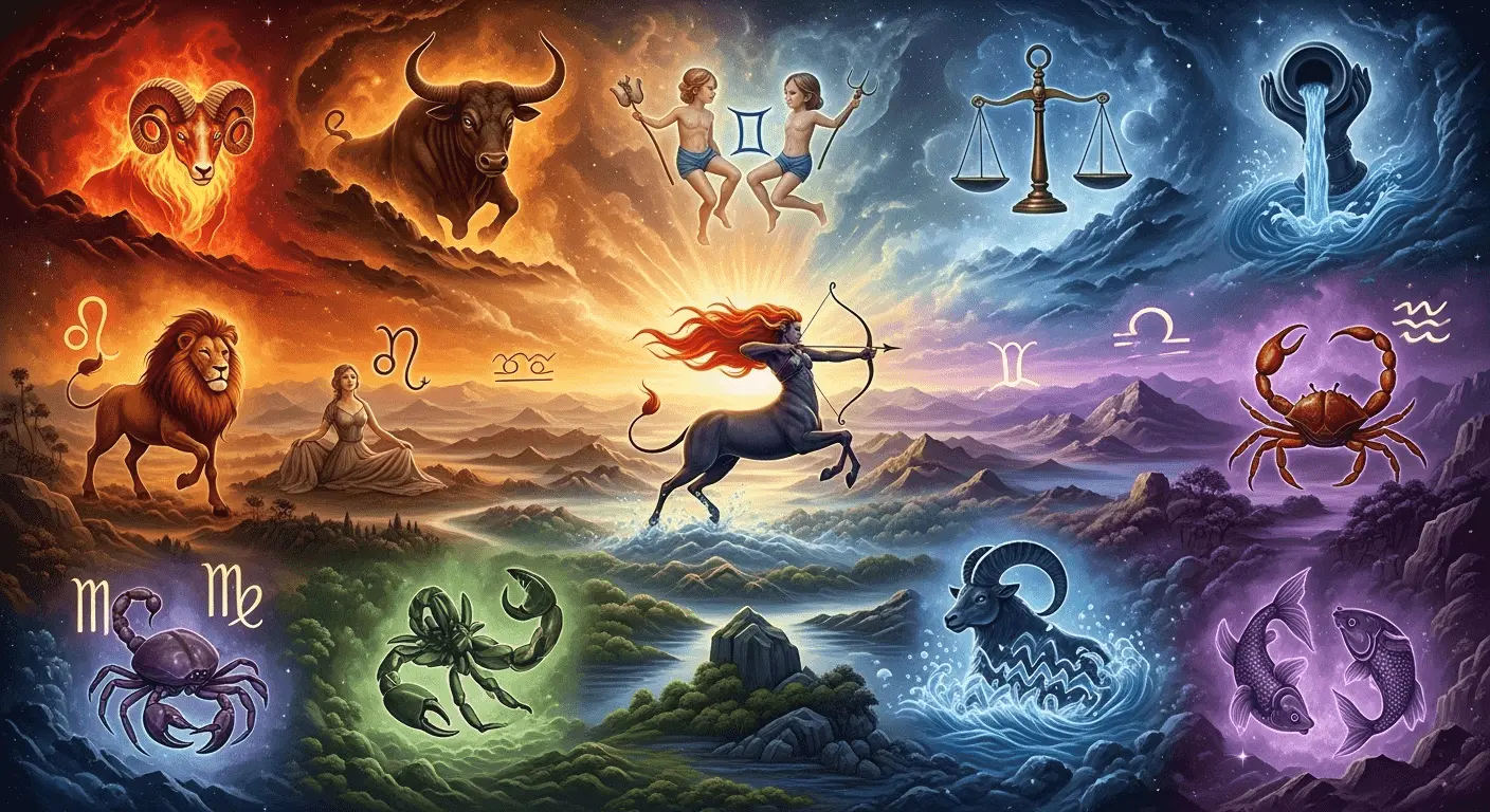 Signos do Zodíaco Sem Texto