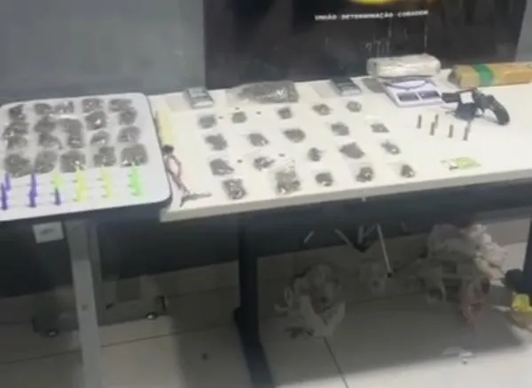 Trio é preso em flagrante com drogas e arma em Várzea Grande e Cuiabá