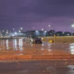 Temporal registrado na tarde de terça-feira (16) causou pontos de alagamento na cidade; segundo especialista, volume é um dos maiores dos últimos anos para setembro