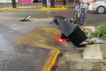 Ocorrência registrada no entroncamento das avenidas Goiás e Paraná envolveu um caminhão Iveco; GCM realizou abordagem e medidas cabíveis.