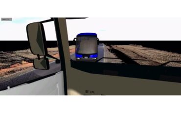 Reconstituição feita pela PRF mostra instantes finais da colisão entre ônibus de viagem e carreta na BR-163; tecnologia ajudou a esclarecer circunstâncias do acidente.