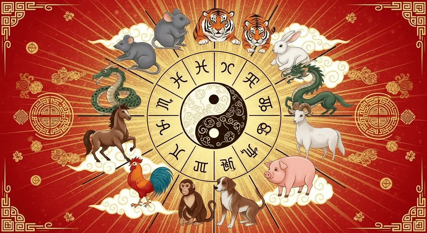 Zodíaco Chinês Circular