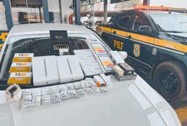 PRF apreende contrabando e anabolizantes em Rondonópolis, MT