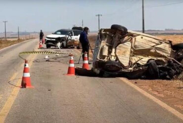 Motorista morre em colisão entre carro e SW4 na MT-140 em Campo Verde