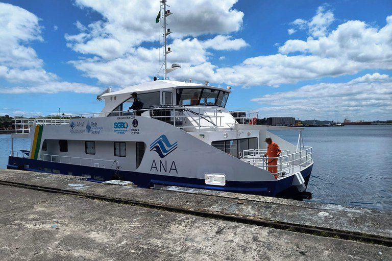 Barco de monitoramento das águas fluviais faz a primeira missão na Amazônia - Divulgação