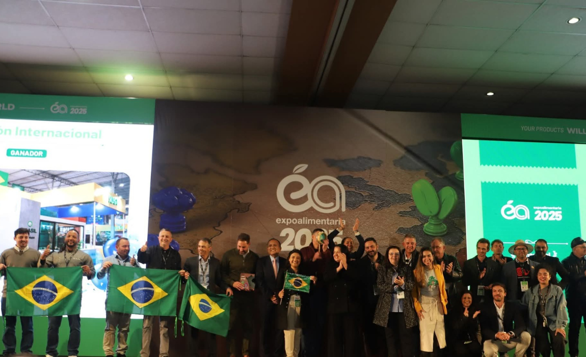 Brasil conquista prêmio de Melhor Estande Internacional na Expoalimentaria - Peru 2025