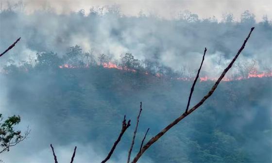 Incêndio ameaça Terra Indígena em Barra do Garças, MT