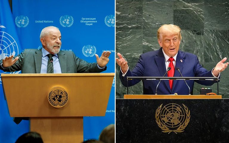 Lula defende diálogo com Trump: 'É bom, desde que na lógica do ganha-ganha' - Ricardo Stuckert/PR e ONU