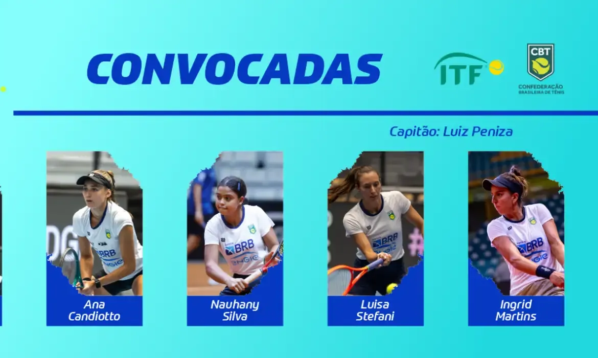 Brasil convoca seleção feminina de tênis para playoffs da Billie Jean King Cup