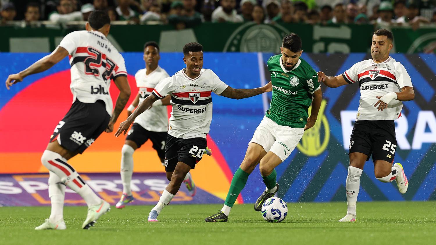 São Paulo x Palmeiras: onde assistir, horário, retrospecto e prováveis escalações pelo Brasileirão 2025. Imagem: Cesar Greco/Ag. Palmeiras