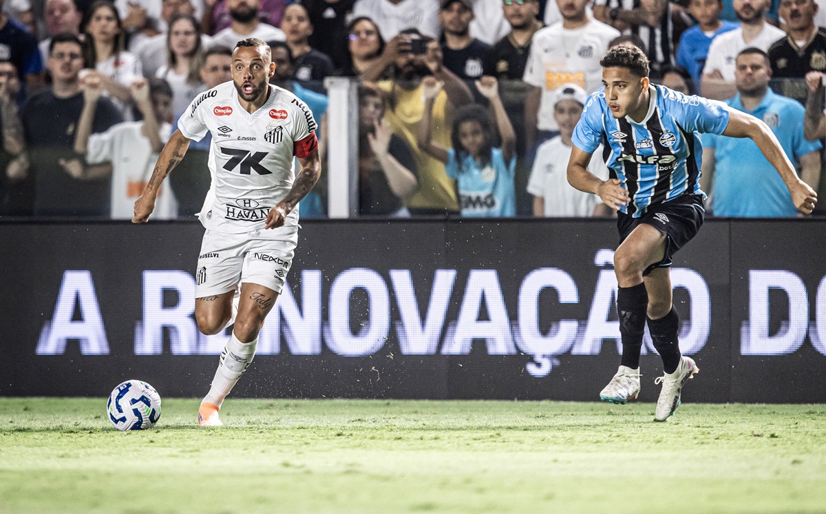Santos é um dos que corre risco de rebaixamento. Imagem: Raul Baretta/Santos FC
