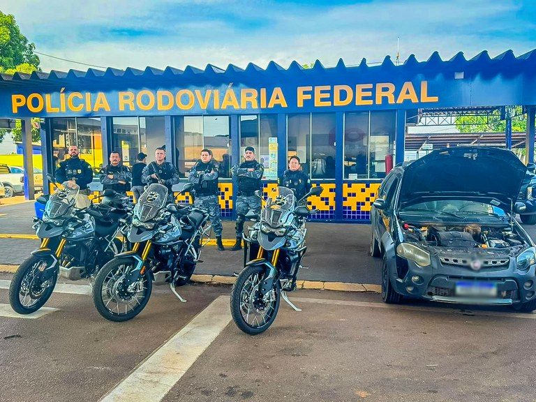 PRF recupera carro clonado e prende suspeito em Rondonópolis