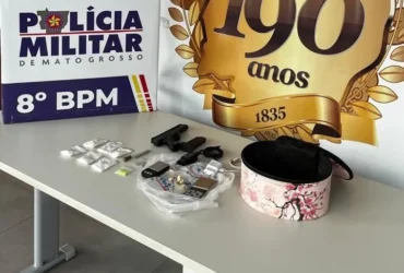 Polícia prende trio por roubo e tráfico em Alta Floresta