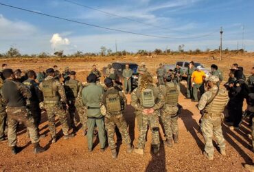 Agentes do GEF:Ibama e de forças policiais atuaram na Operação Xapiri-Sararé - Foto Divulgaçã:Ibama