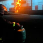 Bombeiros contêm vazamento de gás em residência de Campo Verde