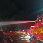 Bombeiros controlam incêndio em fardos de algodão em MT