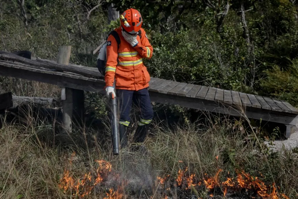Bombeiros combatem 18 incêndios florestais em Mato Grosso