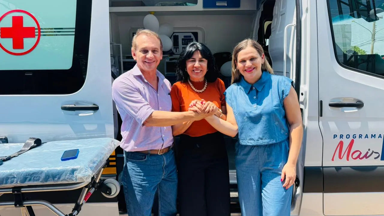 Cáceres recebe primeira UTI móvel com apoio de emenda parlamentar