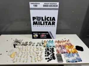 Força Tática apreende drogas e prende casal em Várzea Grande