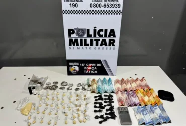 Força Tática apreende drogas e prende casal em Várzea Grande
