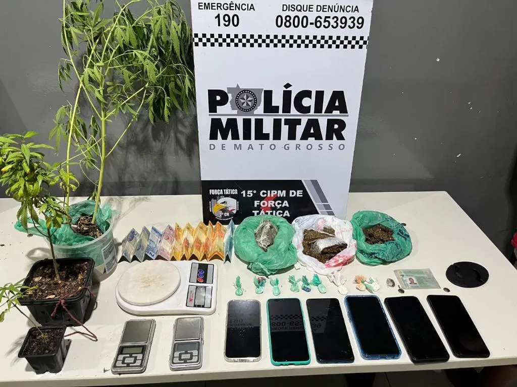 Força Tática prende dois por tráfico em Várzea Grande