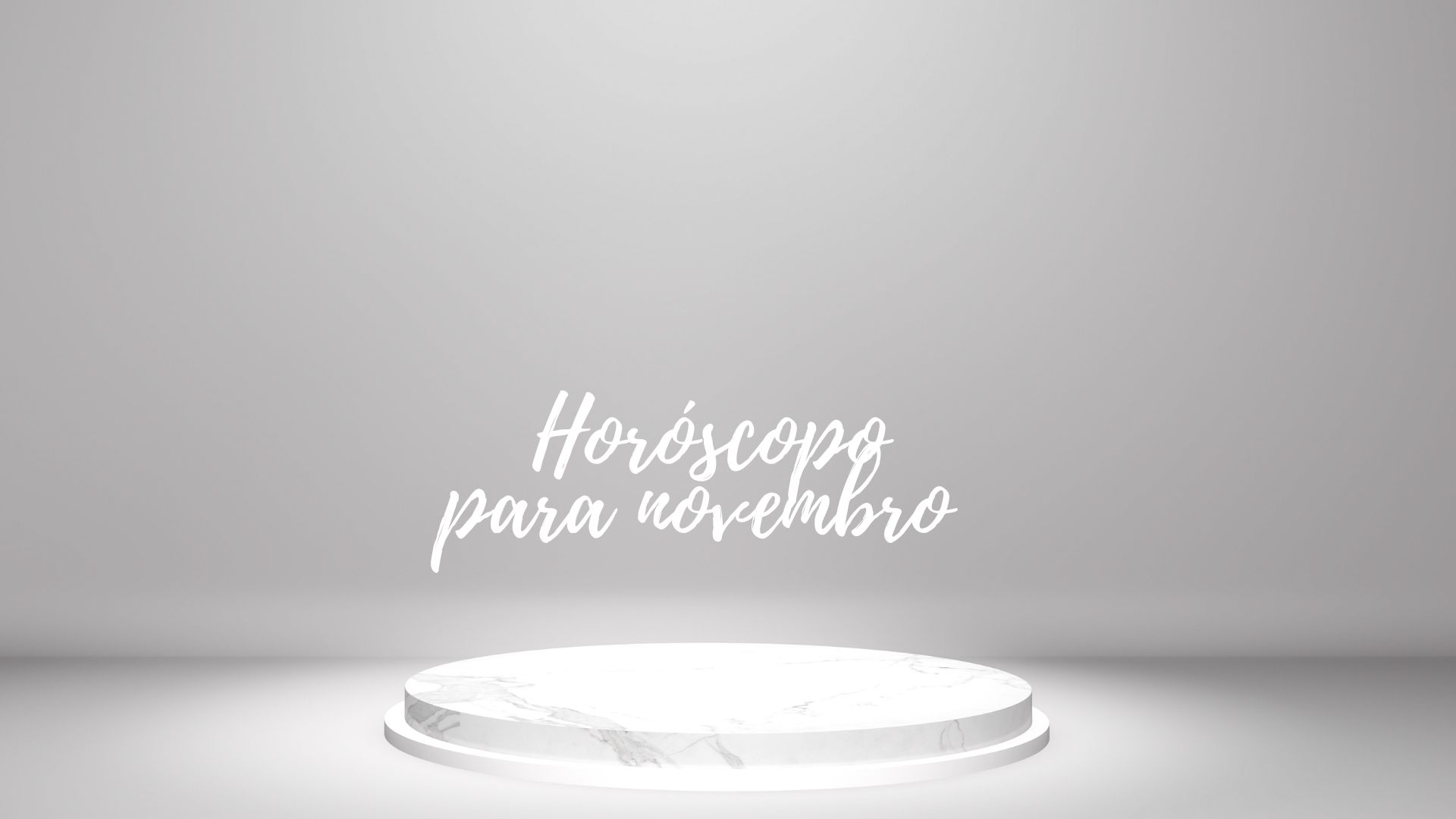Horóscopo para novembro