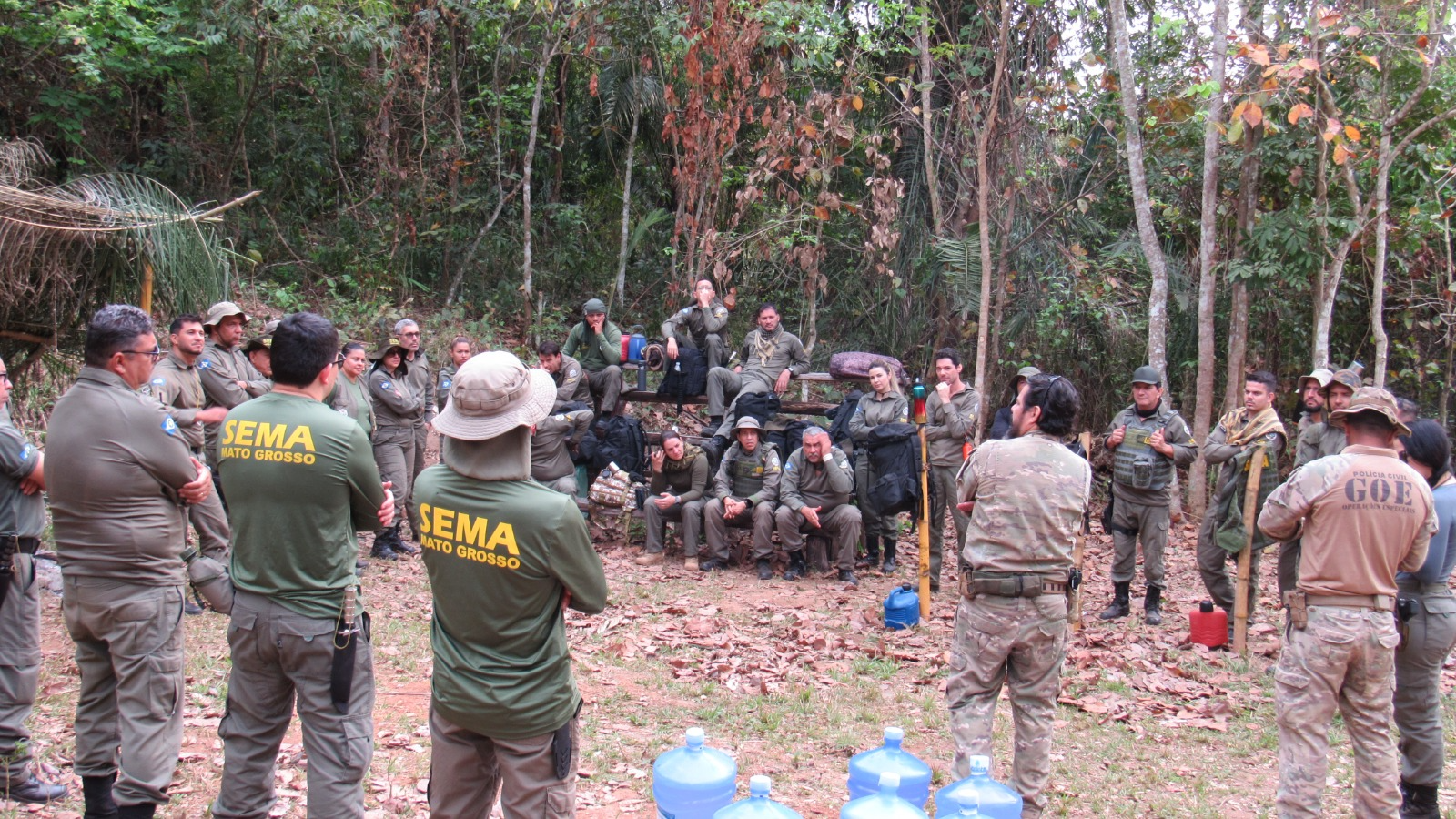 Imagem Fiscais da Sema e Polícia Civil integram forças em workshop contra o desmatamento