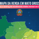 Mapa da renda em Mato Grosso