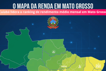 Mapa da renda em Mato Grosso