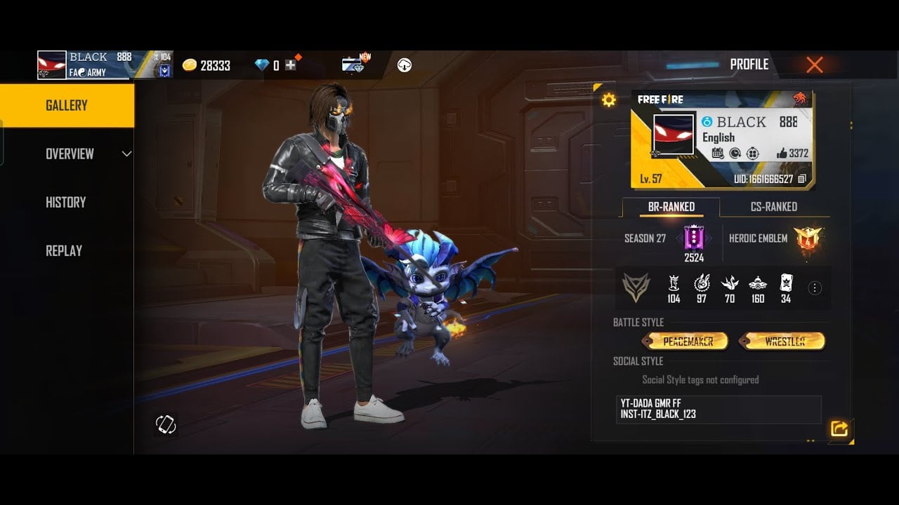 Nomes para Free Fire