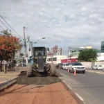 Obras do BRT começam na Avenida XV de Novembro em Cuiabá