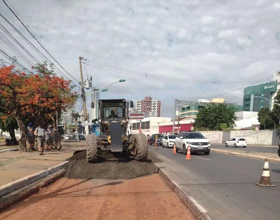 Obras do BRT começam na Avenida XV de Novembro em Cuiabá