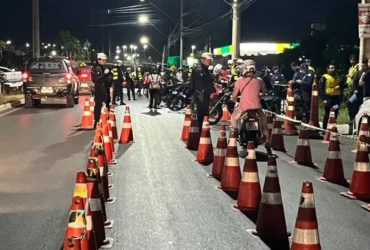 Lei Seca fiscaliza 280 motos e remove 61 veículos em Cuiabá