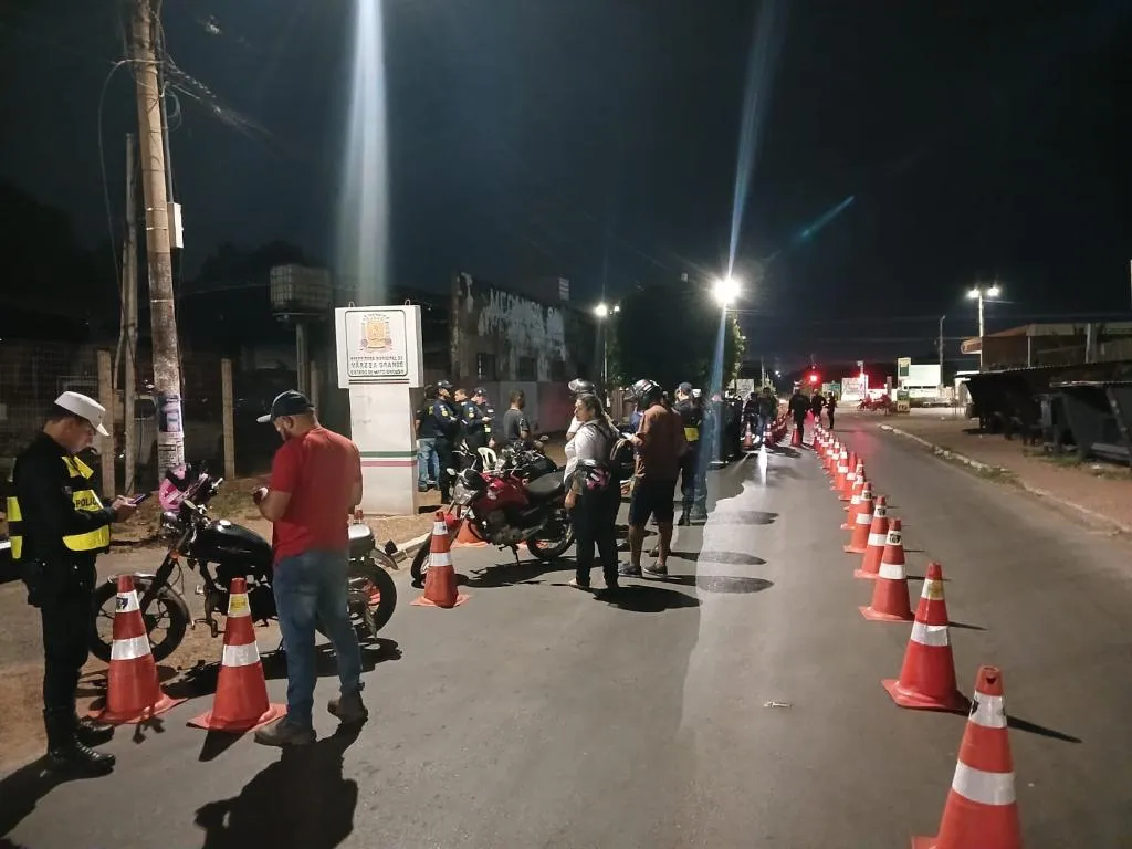 21 motociclistas são flagrados sem CNH em Várzea Grande