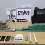 PM apreende 18 kg de drogas e prende dupla em Pontes e Lacerda