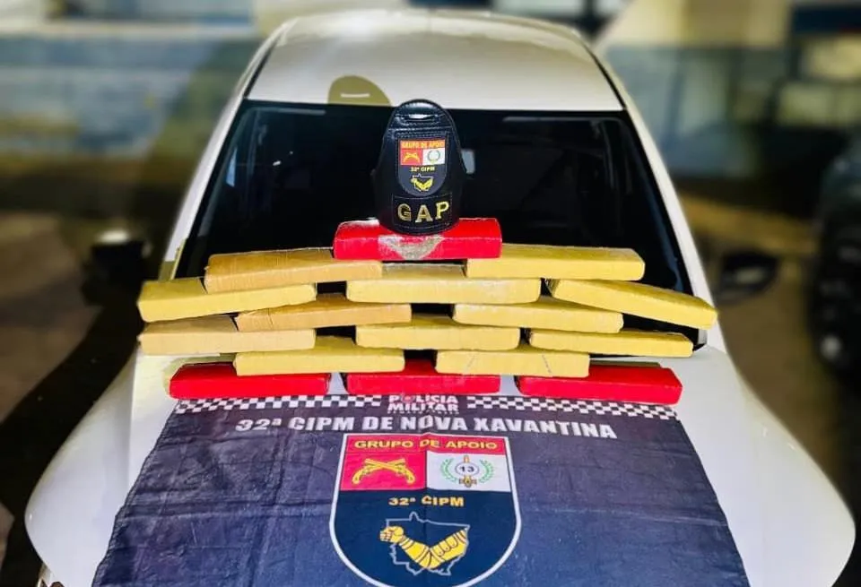 Casal é preso com 18 kg de maconha após perseguição em Nova Xavantina