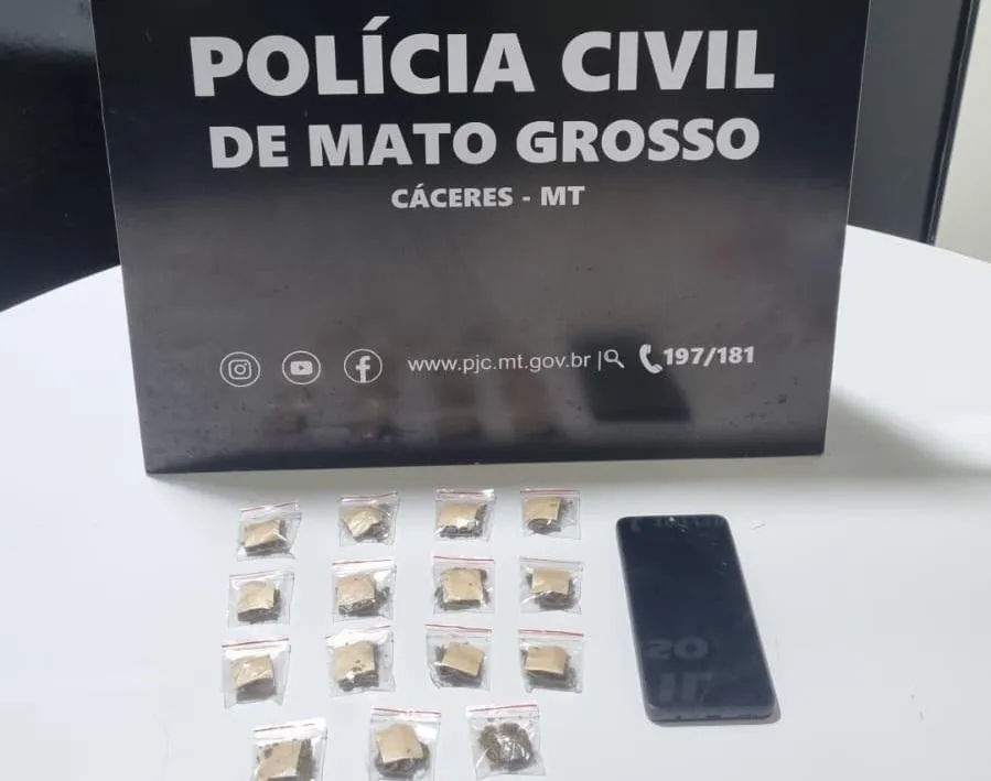 Polícia Civil fecha boca de fumo em ferro-velho de Cáceres