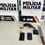 Polícia Militar prende faccionados com arma furtada em Cáceres