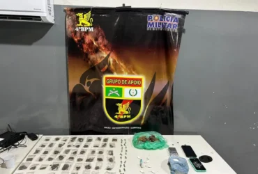 Polícia Militar prende homem por tráfico de drogas em Várzea Grande