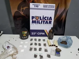 PM prende jovem com 21 porções de drogas em Várzea Grande