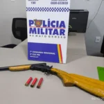 Homem é preso após atirar em vizinho em Sapezal