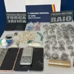 PM prende faccionados com drogas em Barra do Bugres
